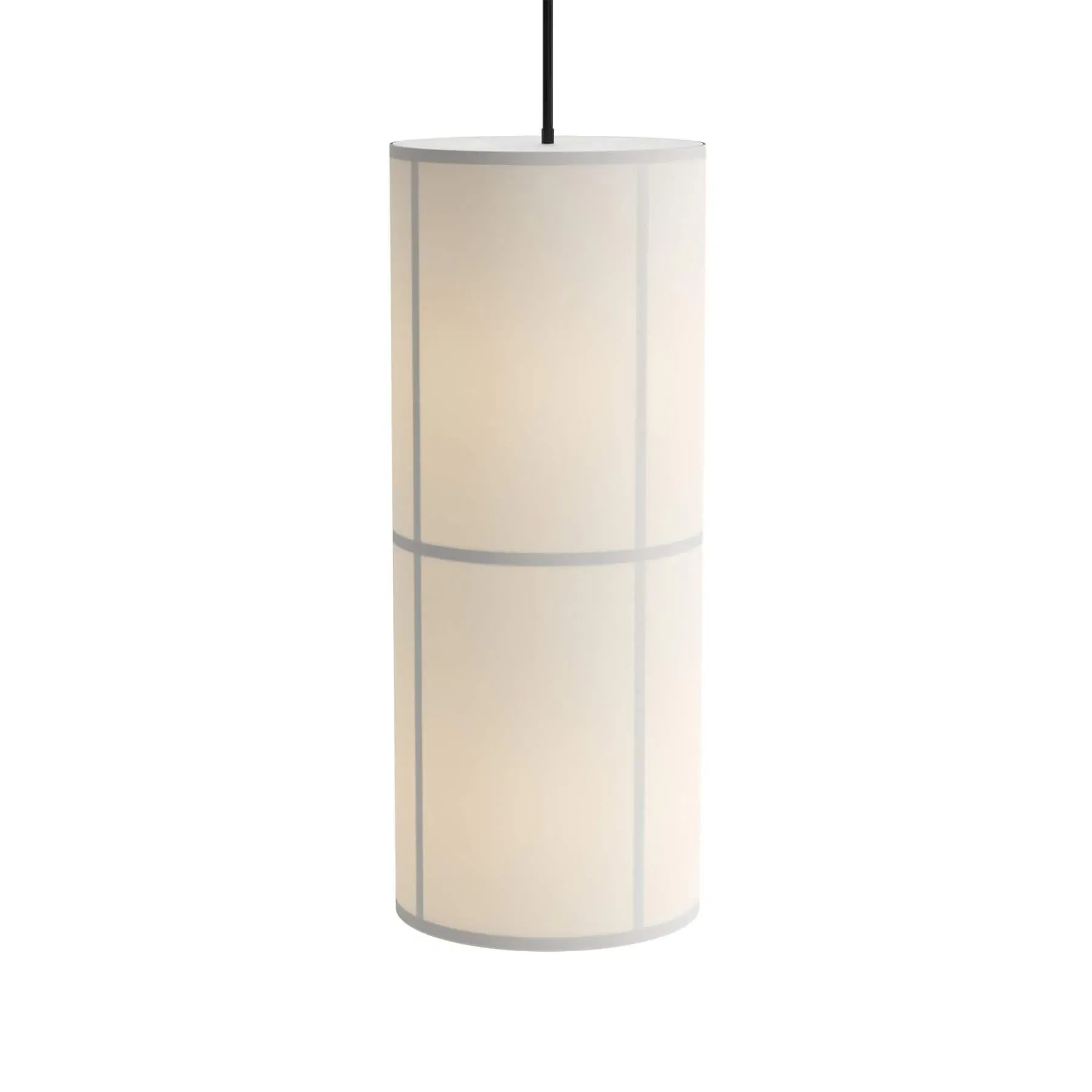 Large Pendant Light - White, Fabric