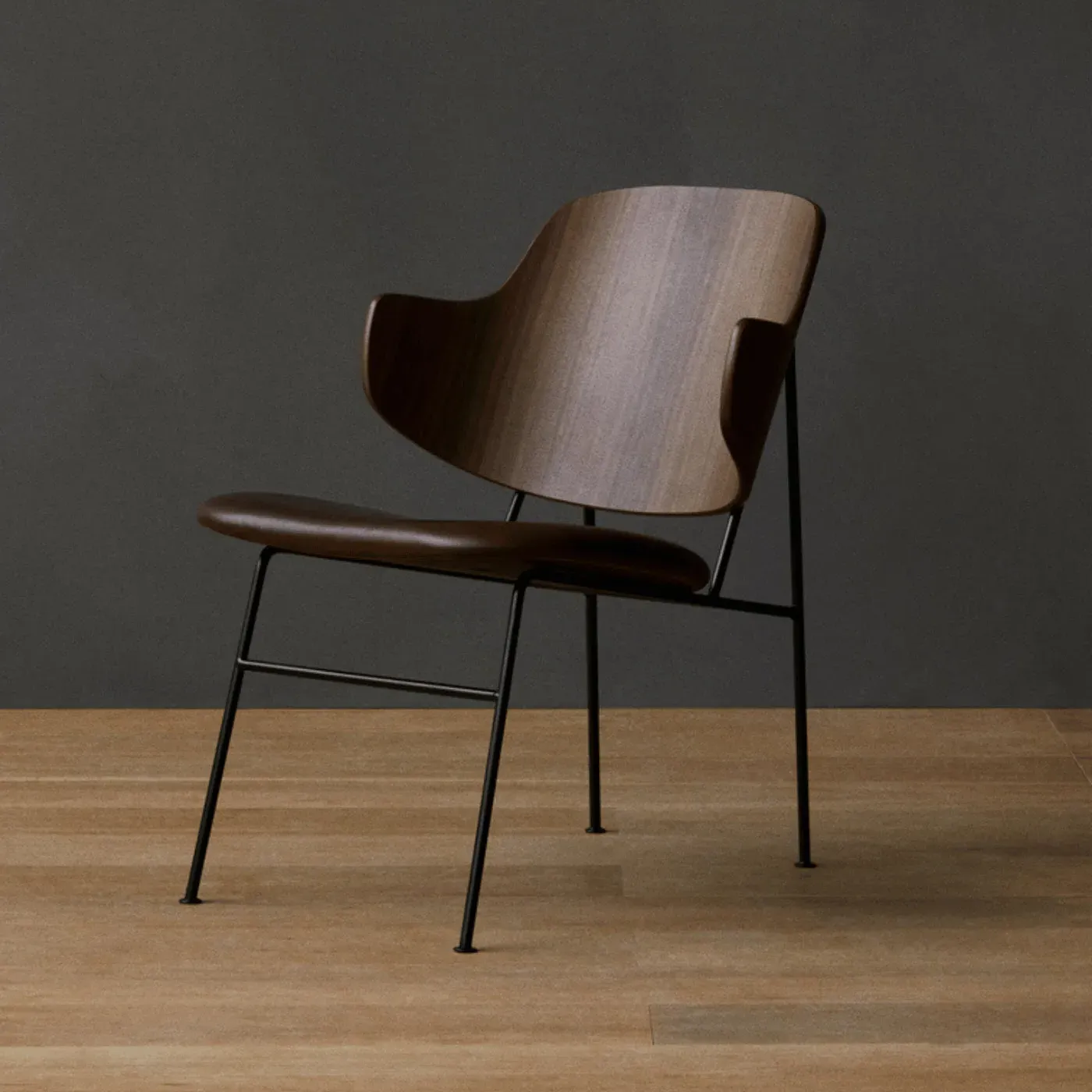 Lounge Chair with Upholstery - Natural Oak