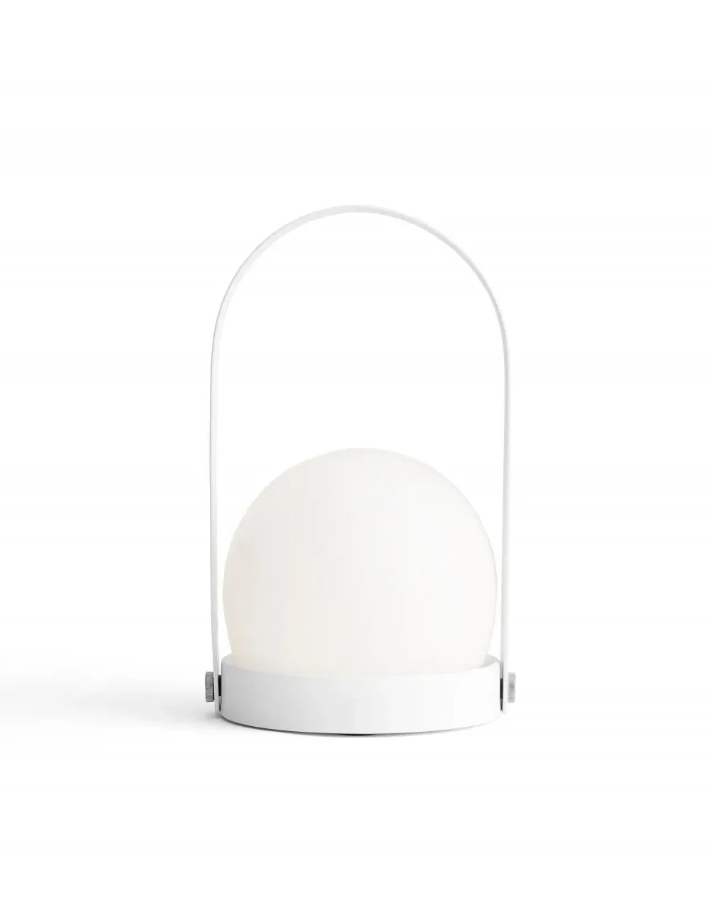 Portable LED Table Lamp with Handle - White