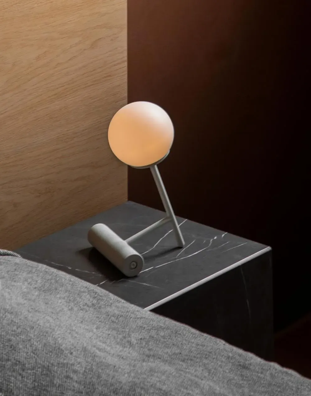 Portable Rechargeable Lamp - Light Grey