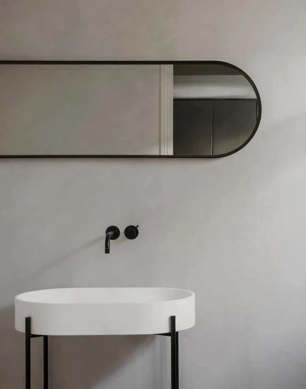 Rectangular Mirror - White