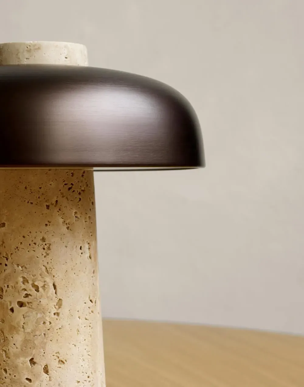Reverse Table Lamp with Dimmer - Mushroom Shape