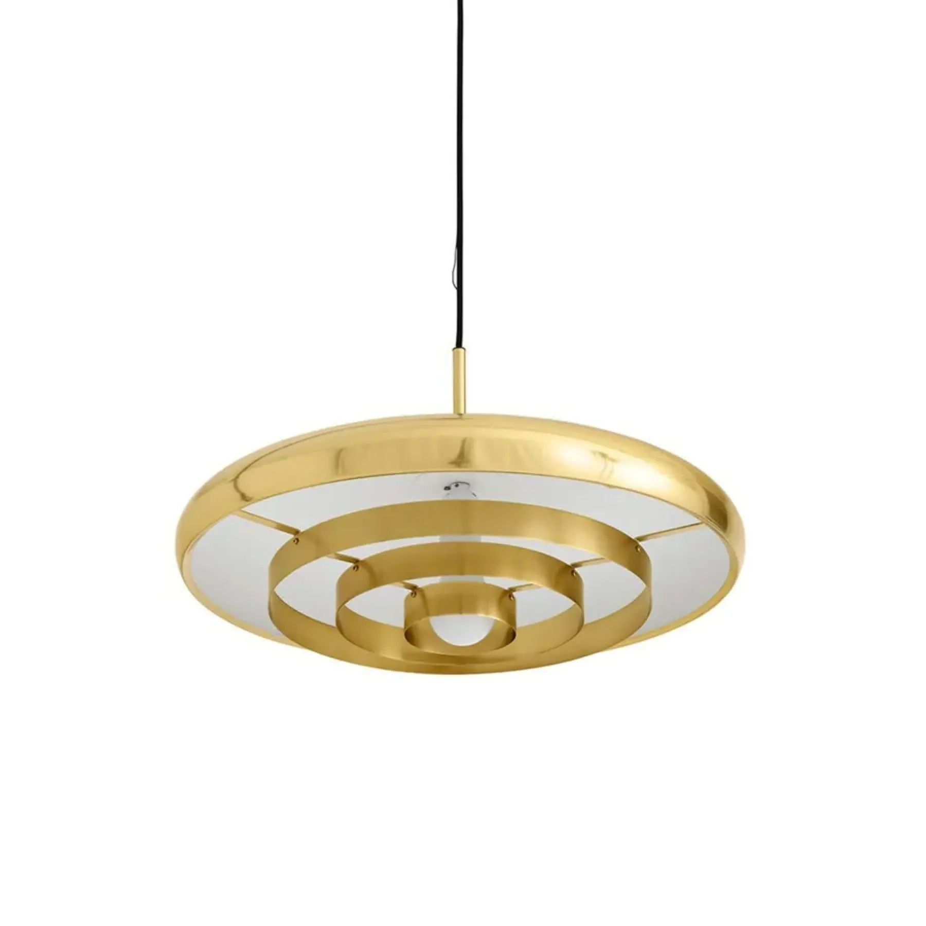 Single Pendant Light - Brass