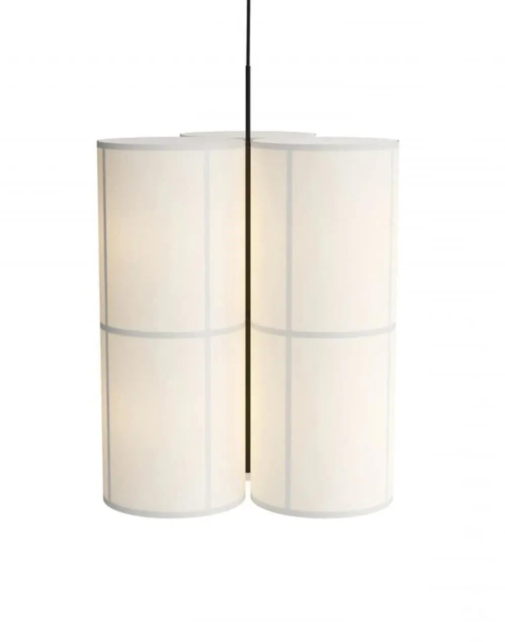 Small Cluster Pendant Light - Raw, Fabric