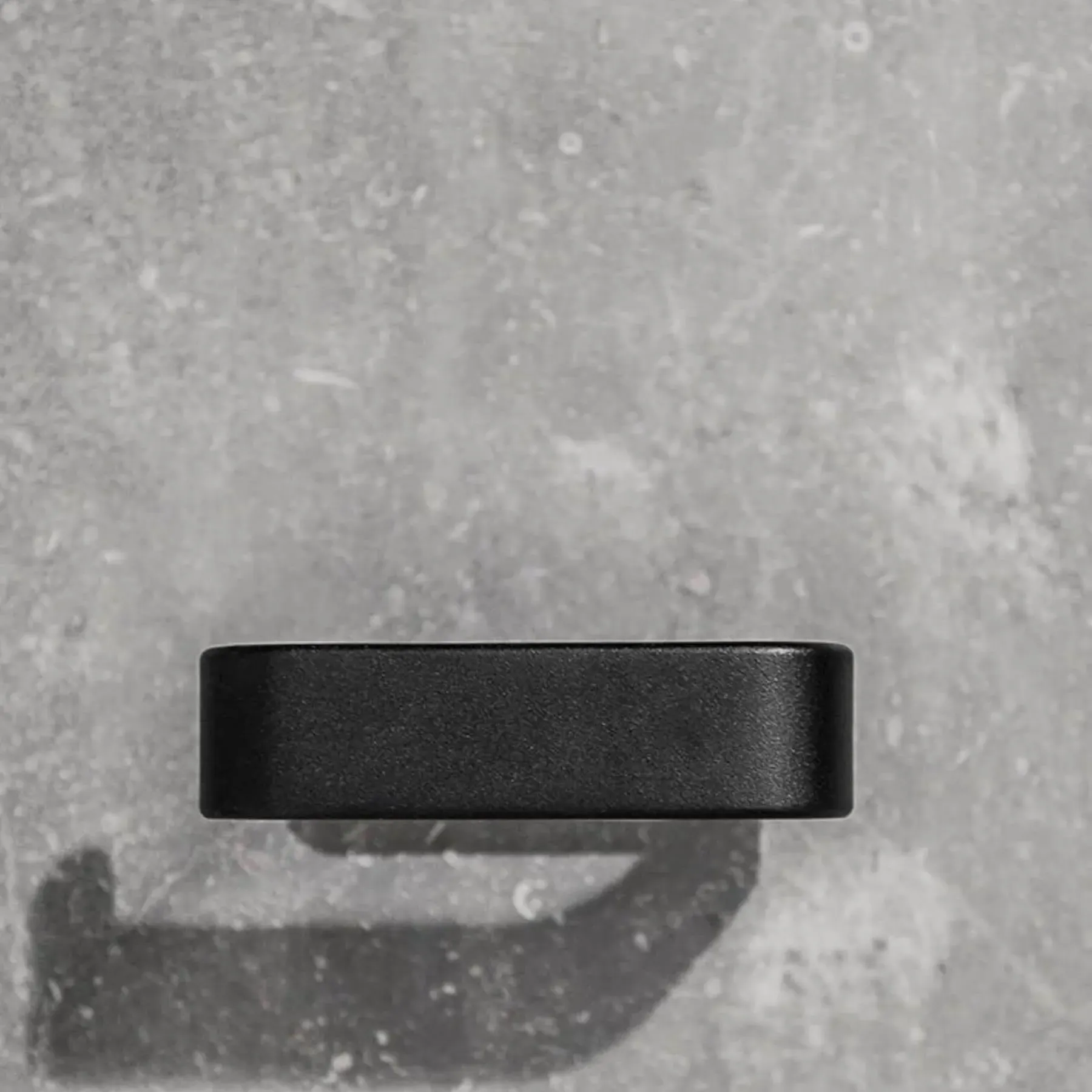 Toilet Roll Holder - Black, Aluminium