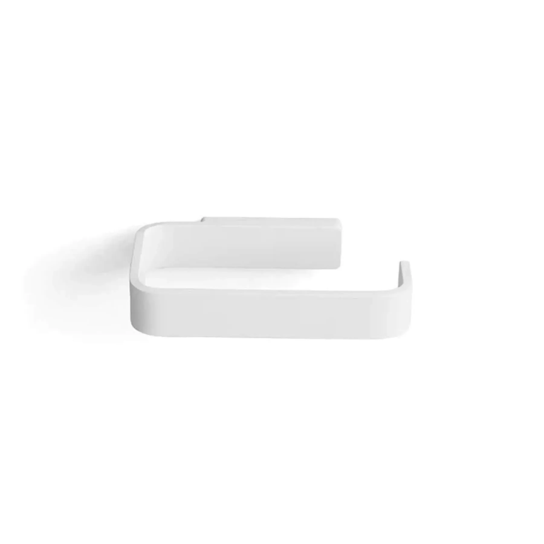Toilet Roll Holder - White, Aluminium
