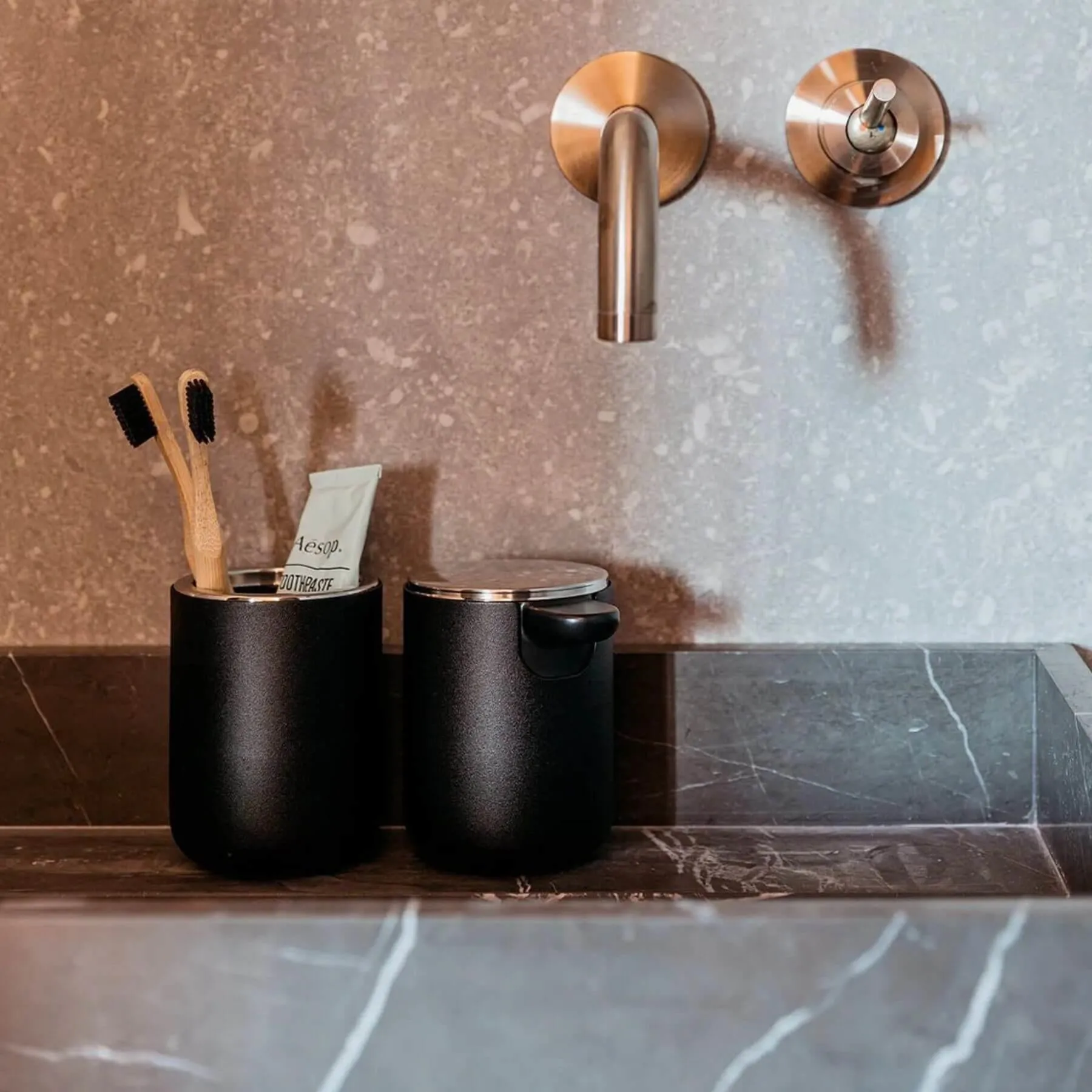 Wall Mount Toothbrush Holder - White