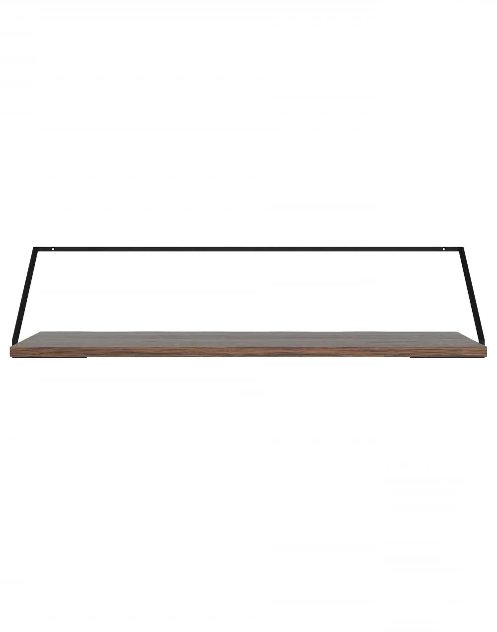 Wall-Mounted Desk with Shelf - Natural Oak