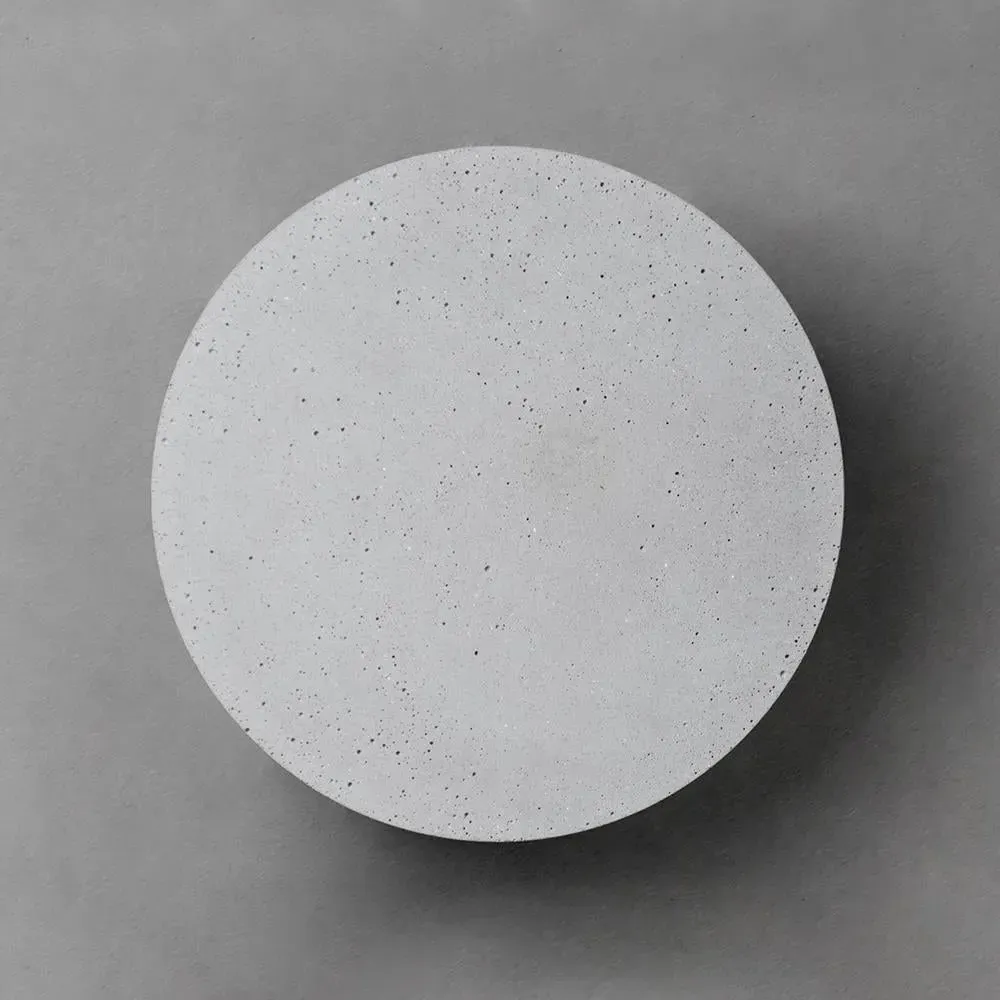 Large Flush Wall Light - Concrete