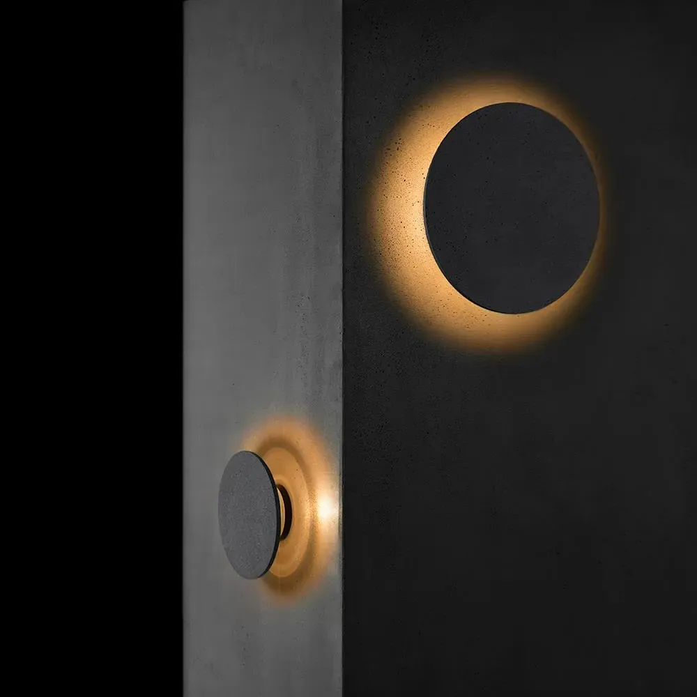 Large Flush Wall Light - Concrete