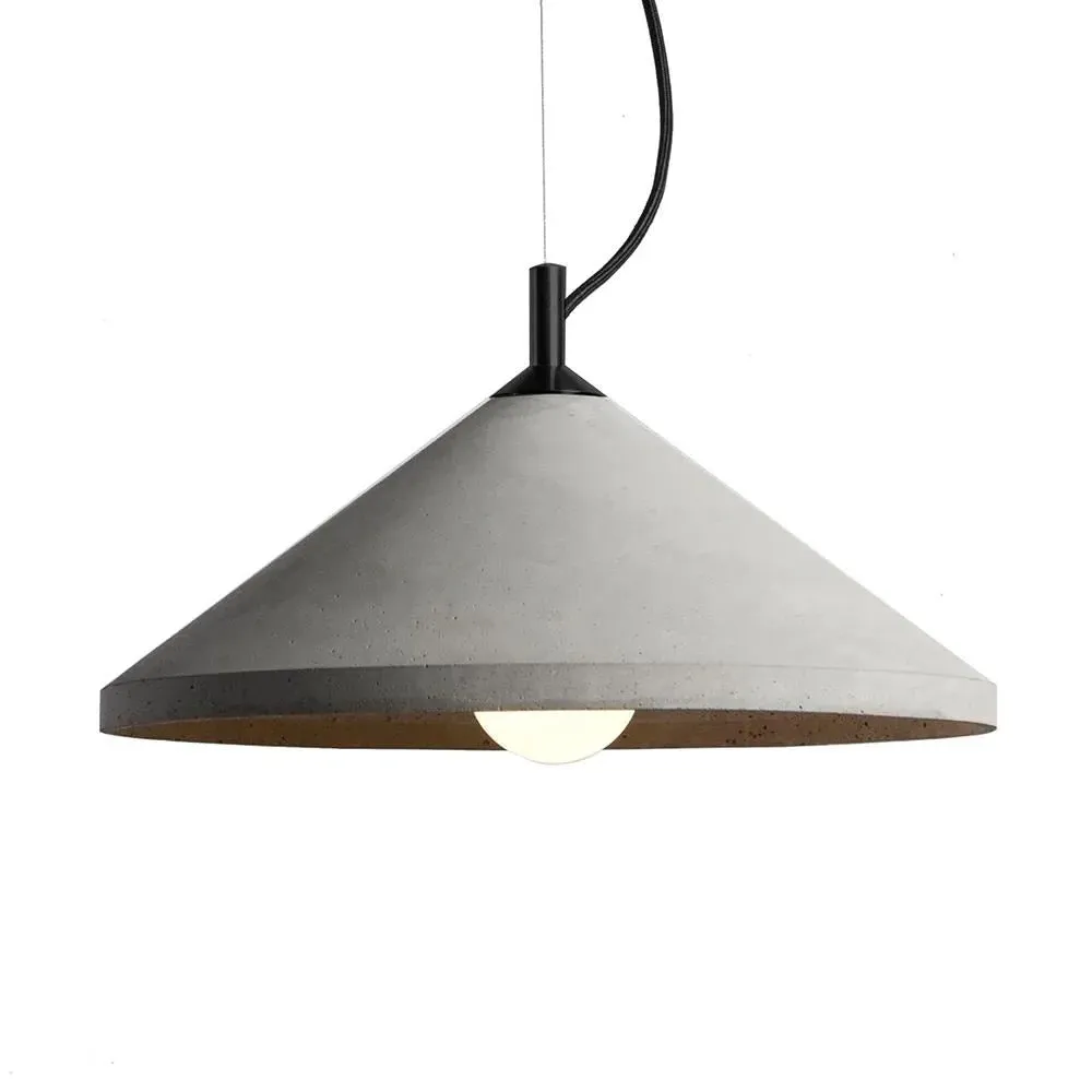 Large Pendant Light - Black, Aluminium