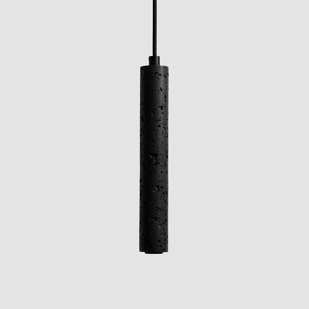 Linear Pendant Light with LED - Black, Marble