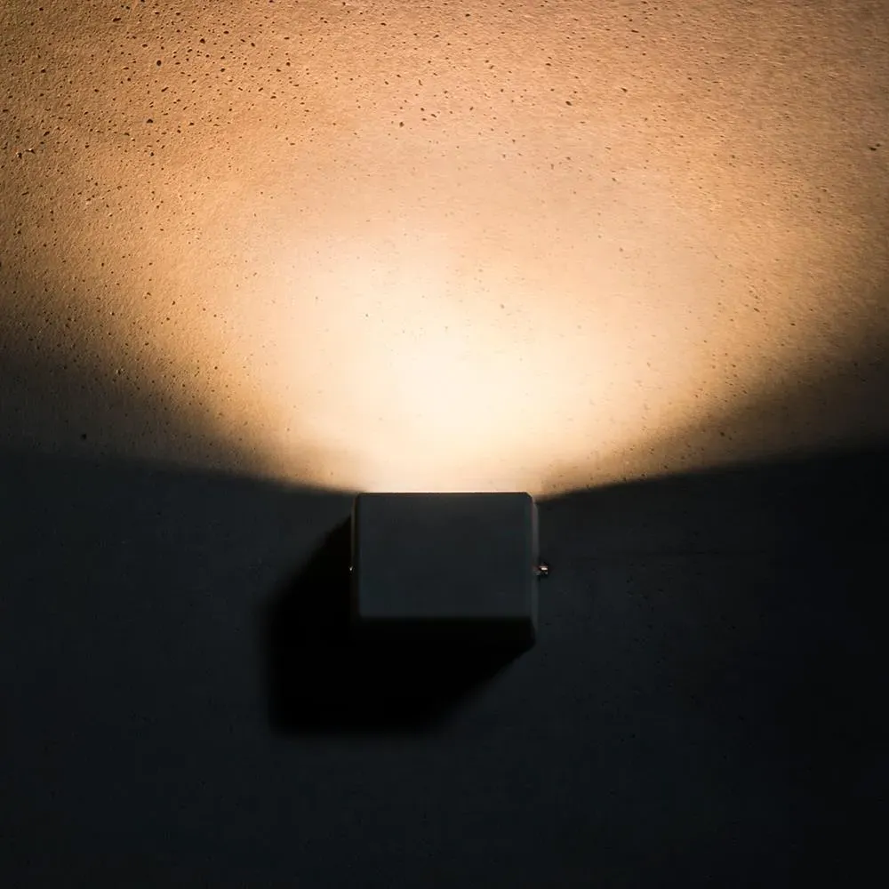 Medium Outdoor Wall Light - Concrete