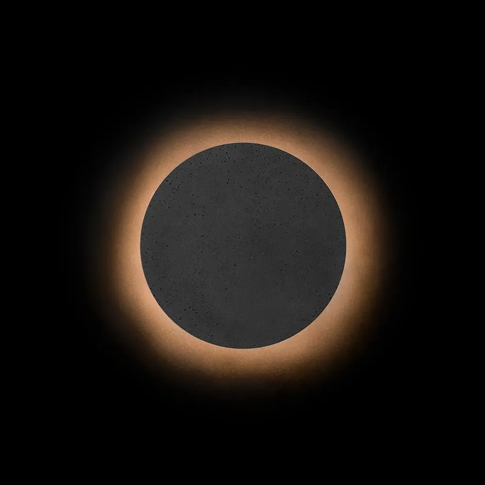 Small Flush Wall Light - Concrete