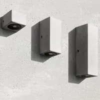 Small Outdoor Wall Light - Concrete