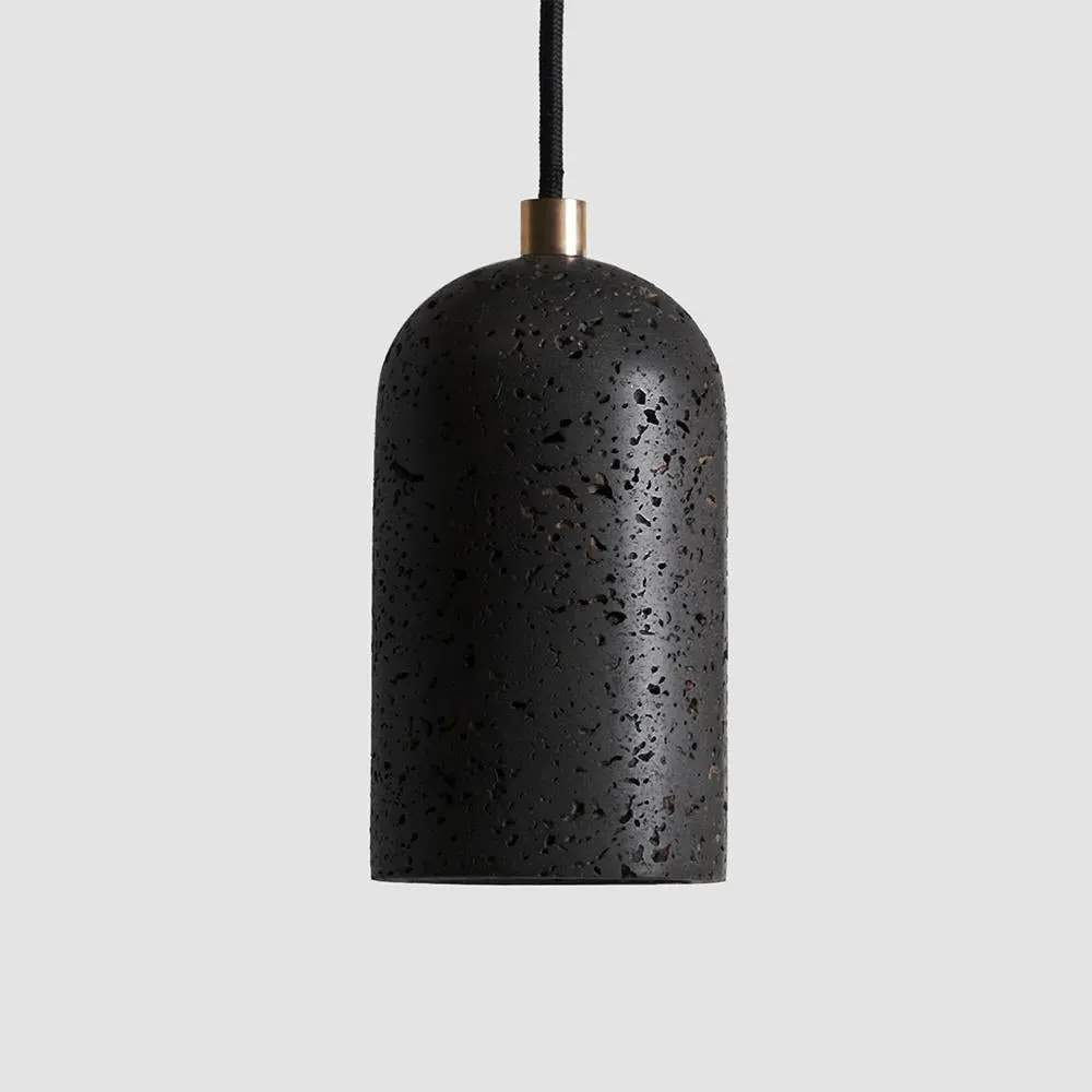 U Pendant Light - Brass, White Marble