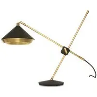 Adjustable Table Lamp - Black, Brass
