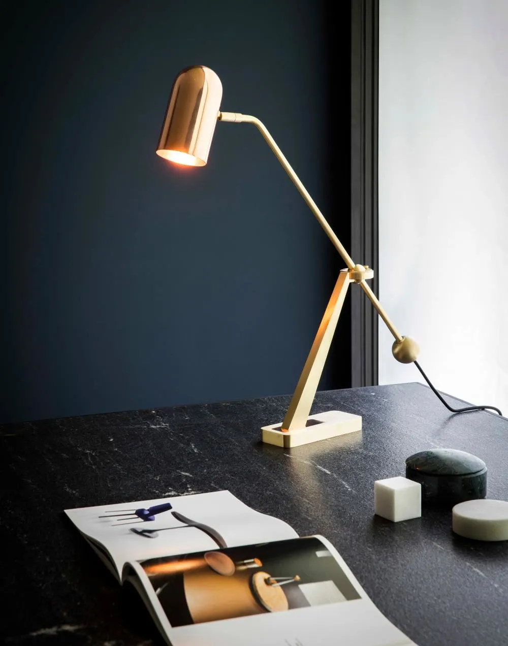 Adjustable Table Lamp - Bronze, Brass