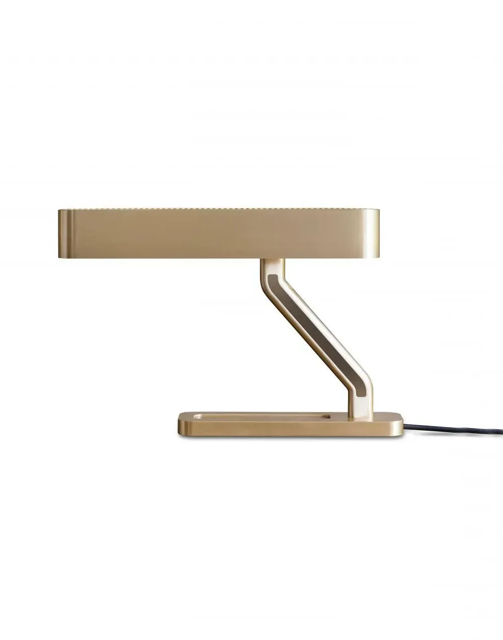 Colt Table Lamp with Pen Tray - Brass image