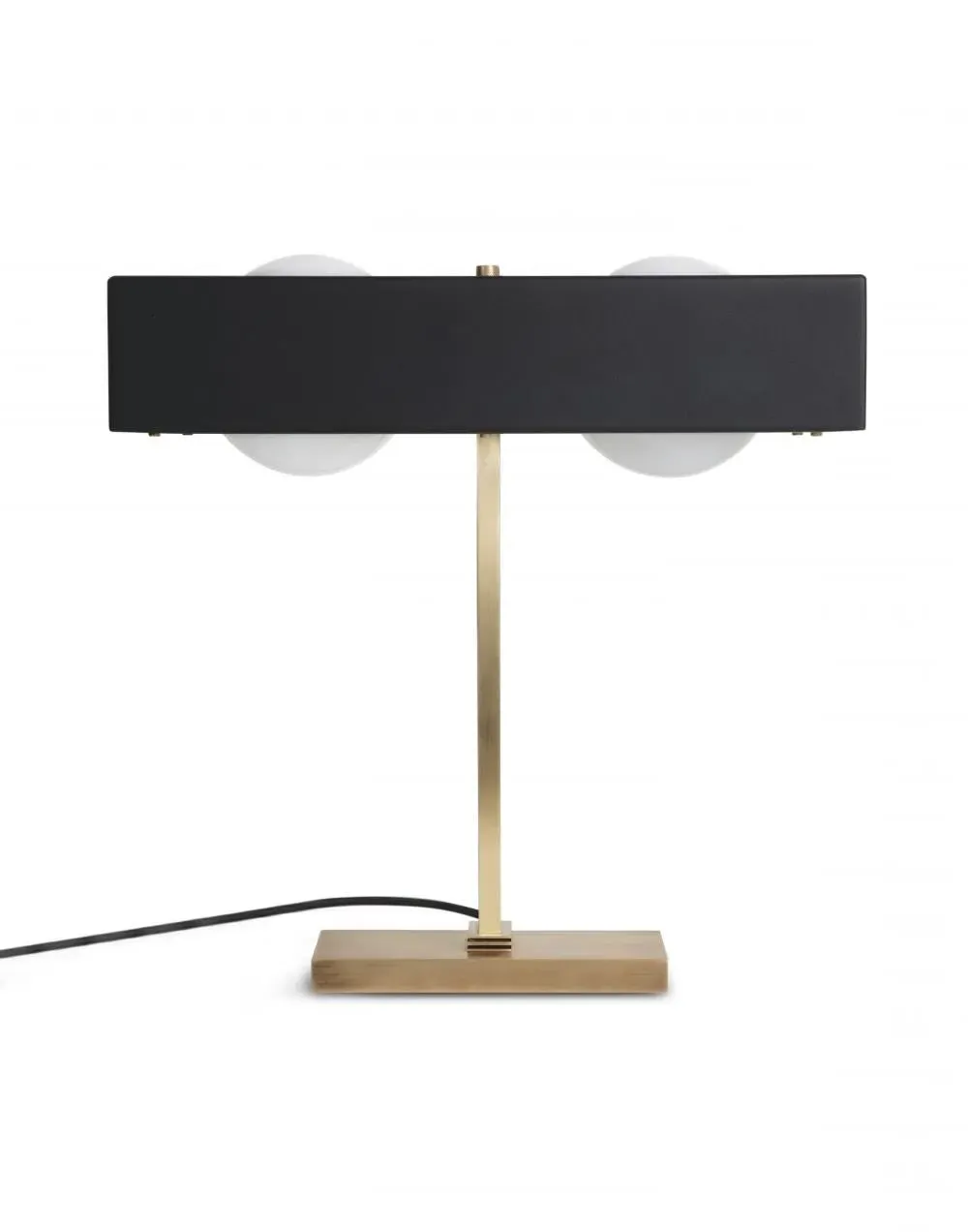 Kernel Table Lamp with Opal Glass - Blue, Brass