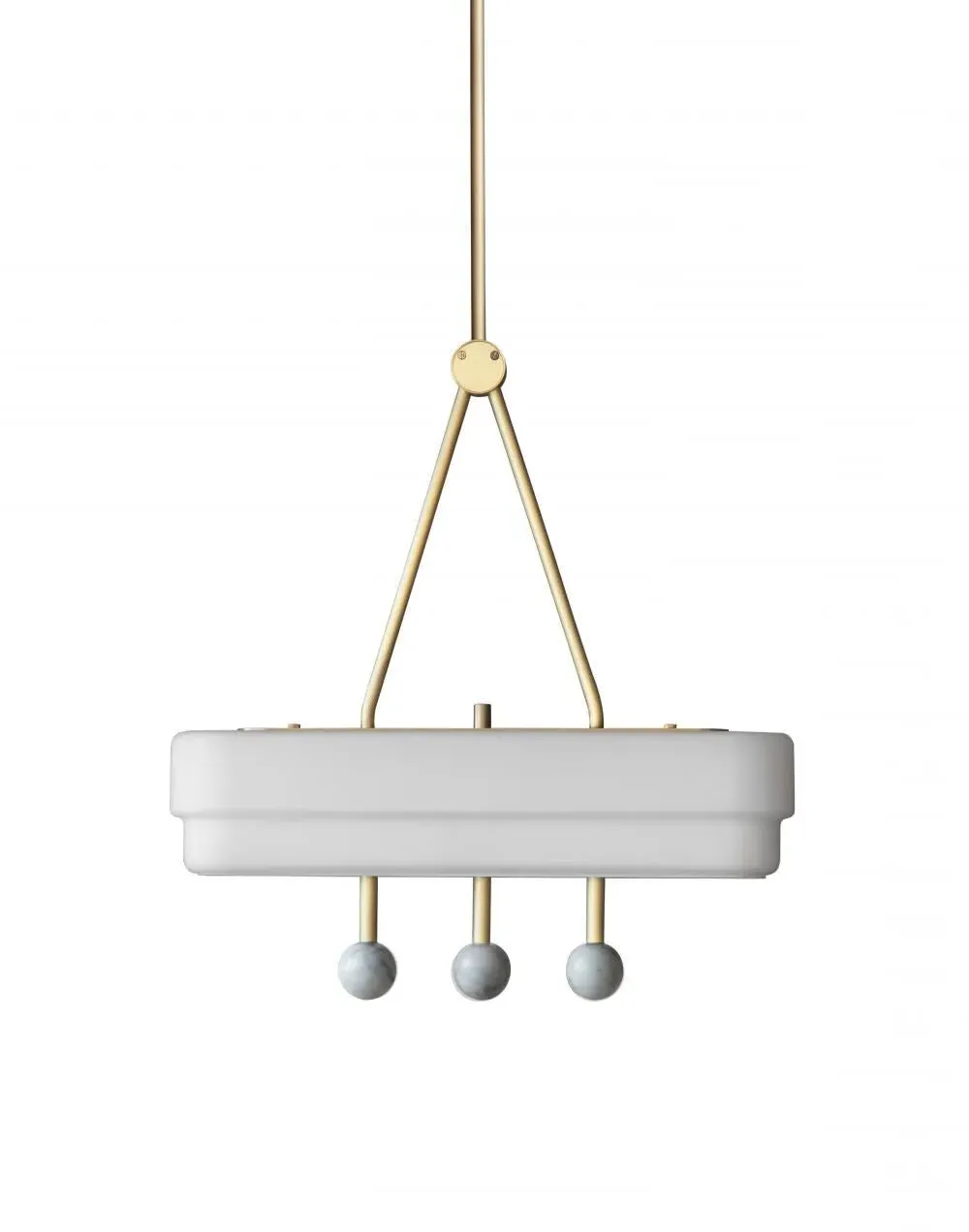 Pendant Light with Bluetooth Control - Green, Marble