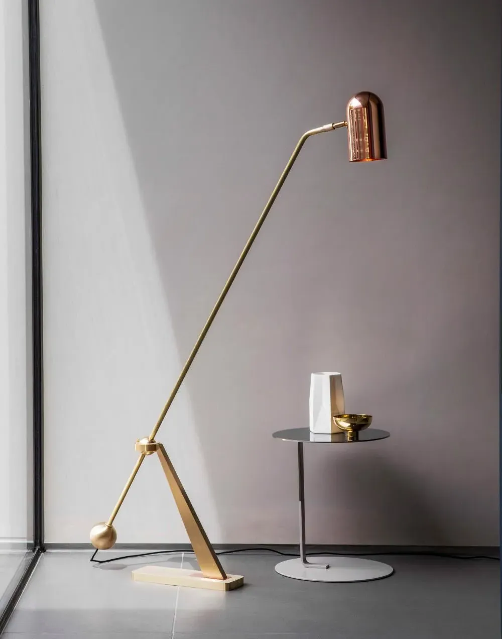 Stasis Floor Lamp - Copper