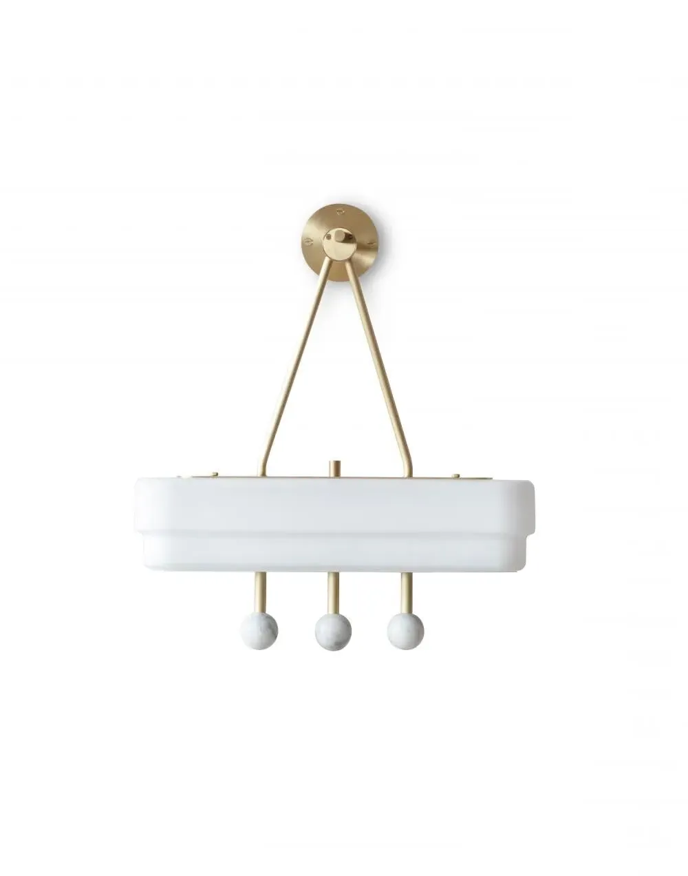 Wall Light with Bluetooth Control - Green, Marble