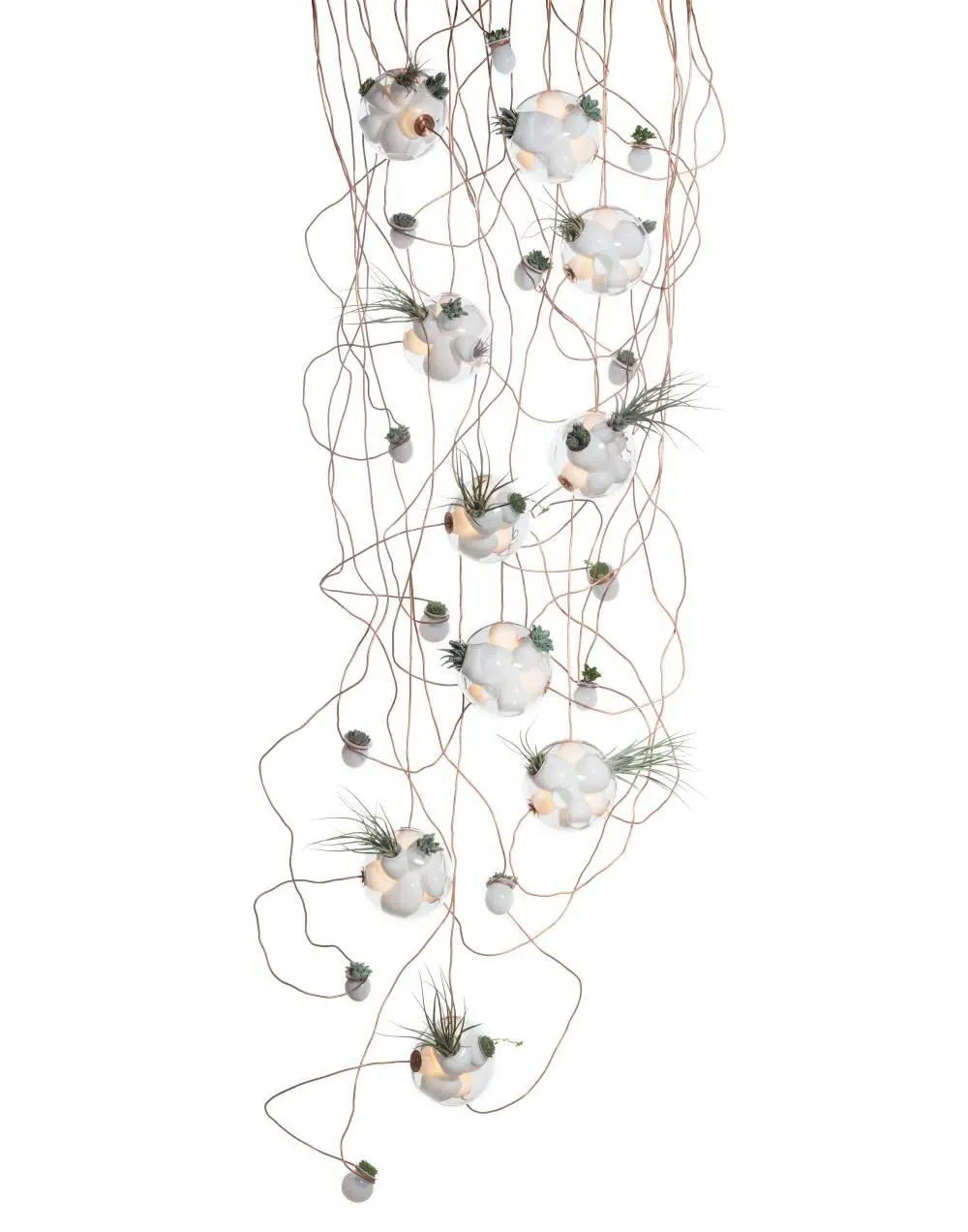 11-Piece Pendant Light Set - Glass