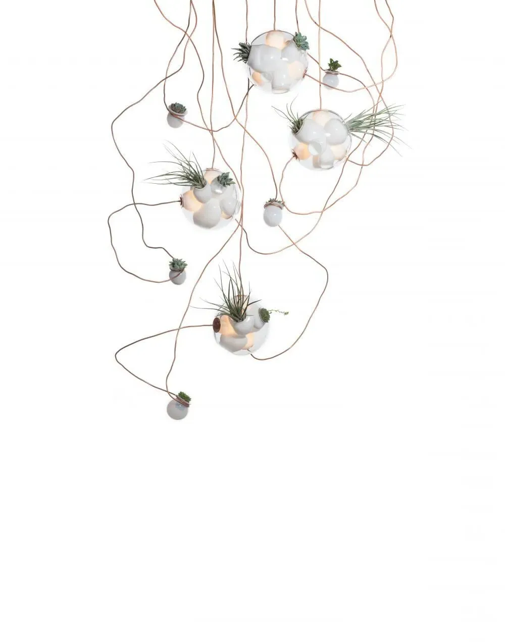 11-Piece Pendant Light Set - Glass image