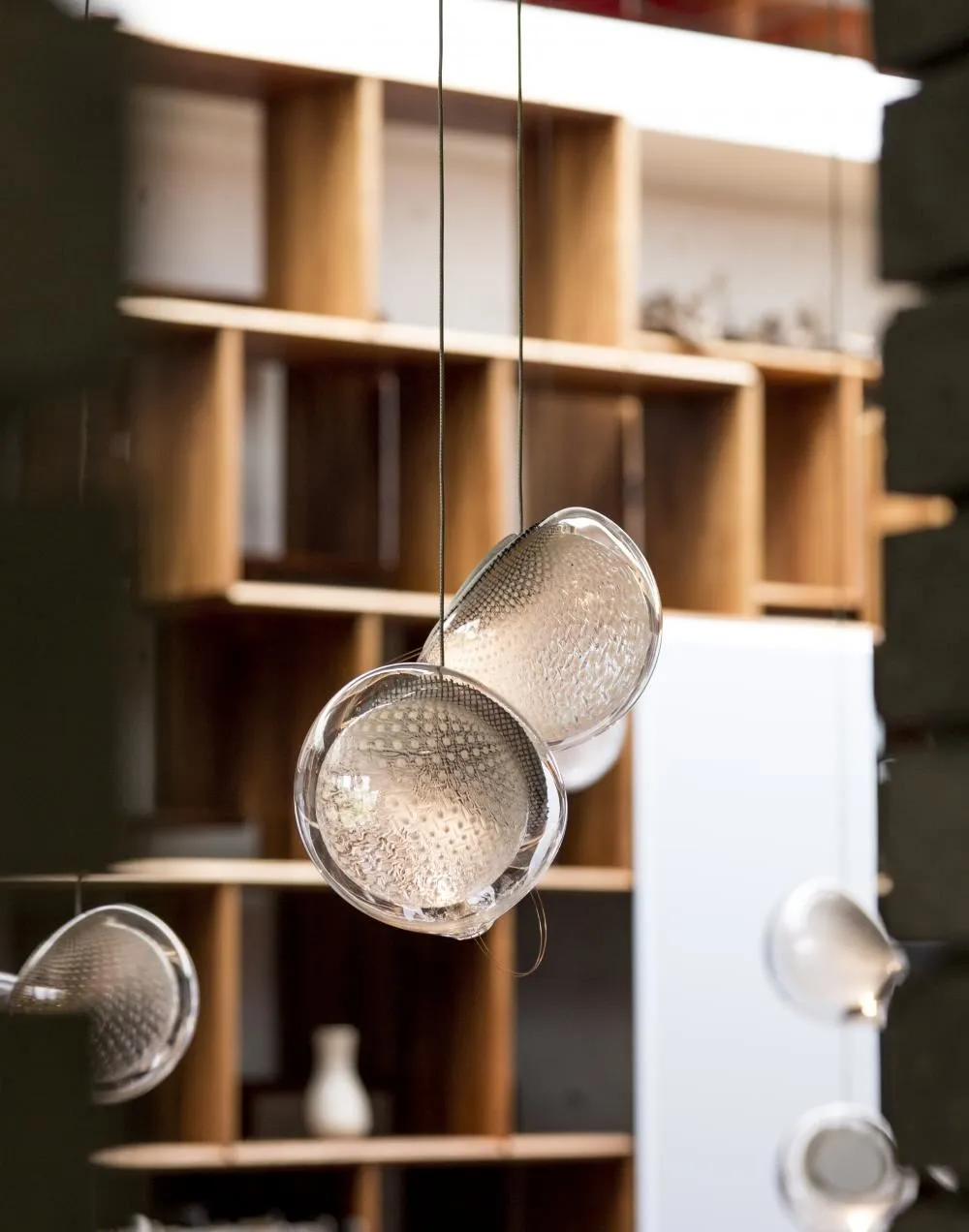 20-Light Pendant Light Rectangle - Clear, Glass