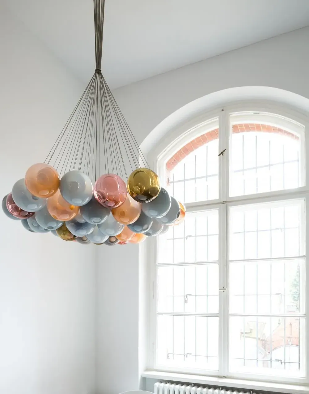 61-Light Cluster Pendant - Clear, Glass