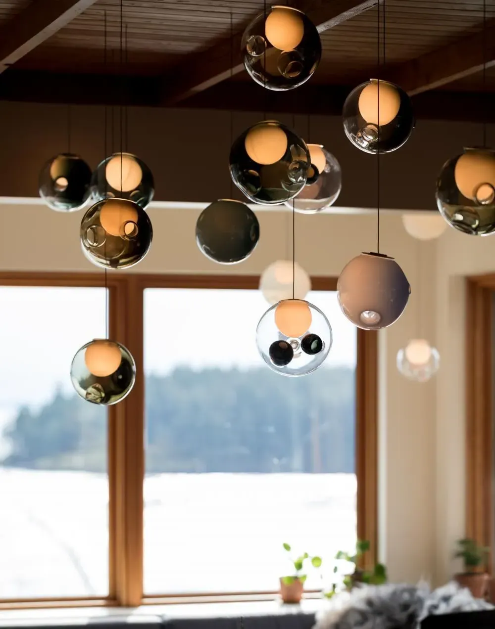 Deep Pendant Light 1.5W LED - Clear, Glass