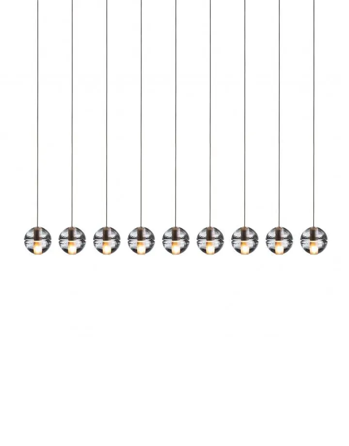Series 14 5-Ball Pendant Light - 10W Xenon, Glass