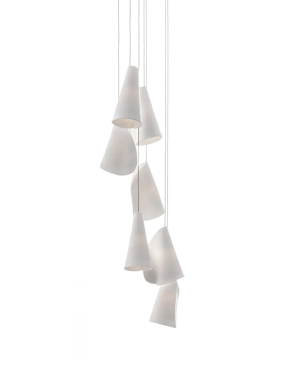 Series 21 5-Pendant Light - Porcelain