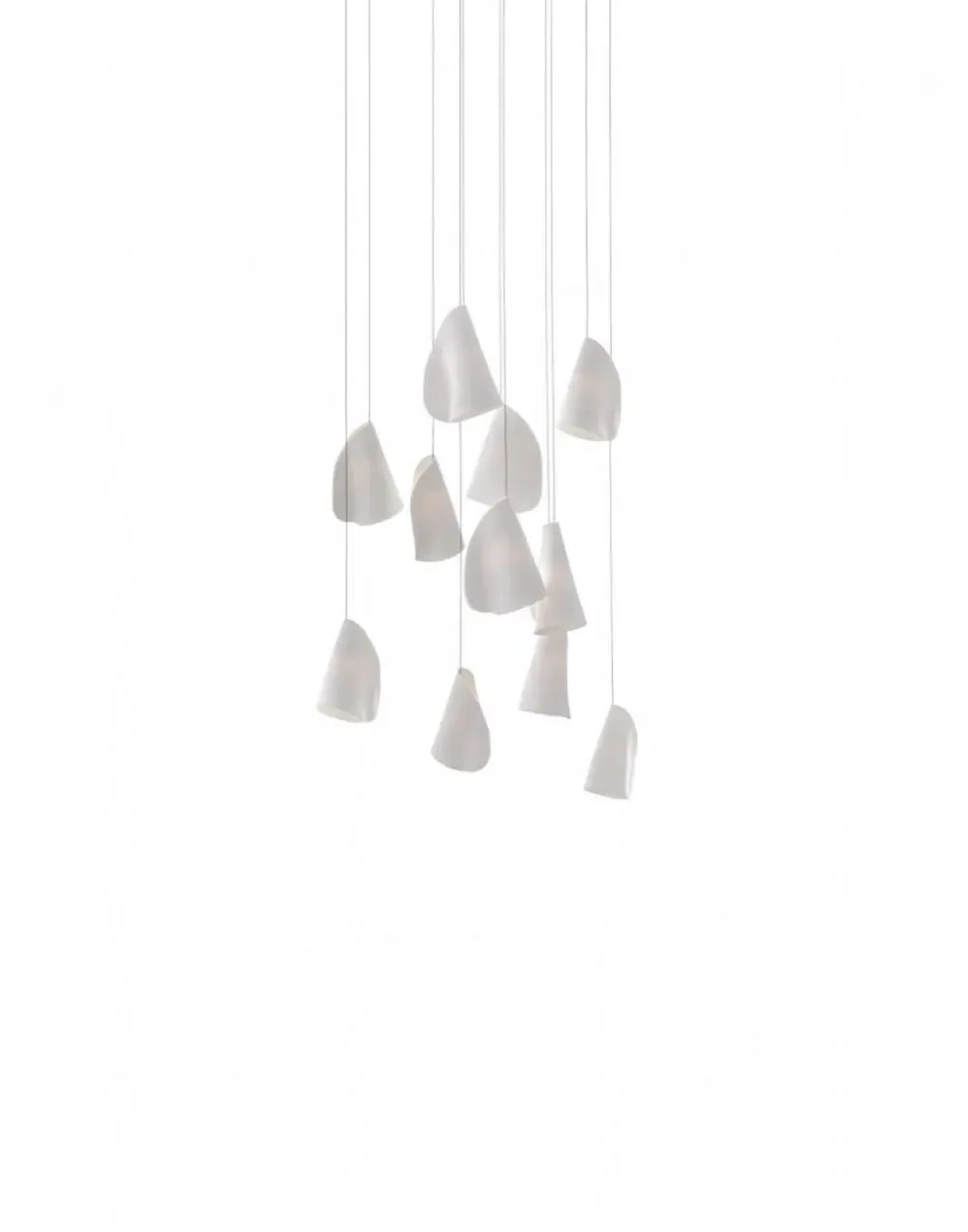 Series 21 50-Pendant Square Canopy Light - Porcelain