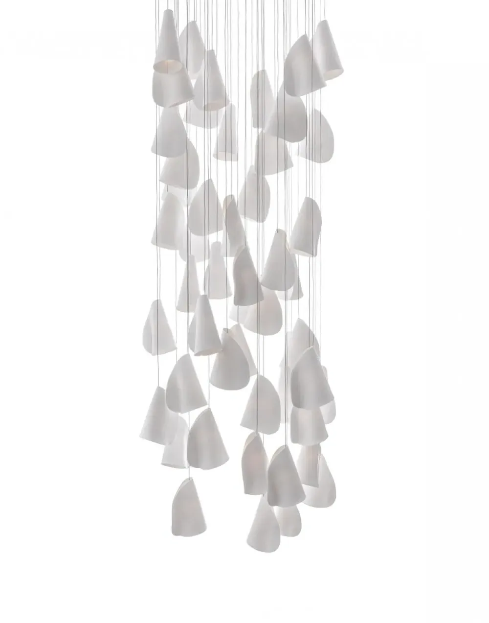 Series 21 50-Pendant Square Canopy Light - Porcelain