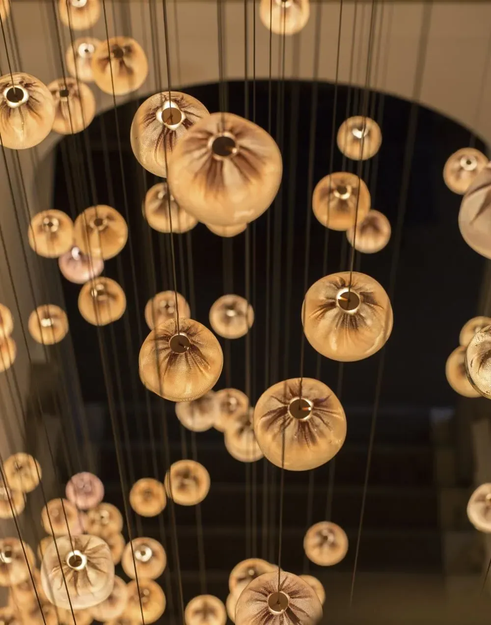 Series 84 Deep Pendant Light 1.5W LED - White, Glass