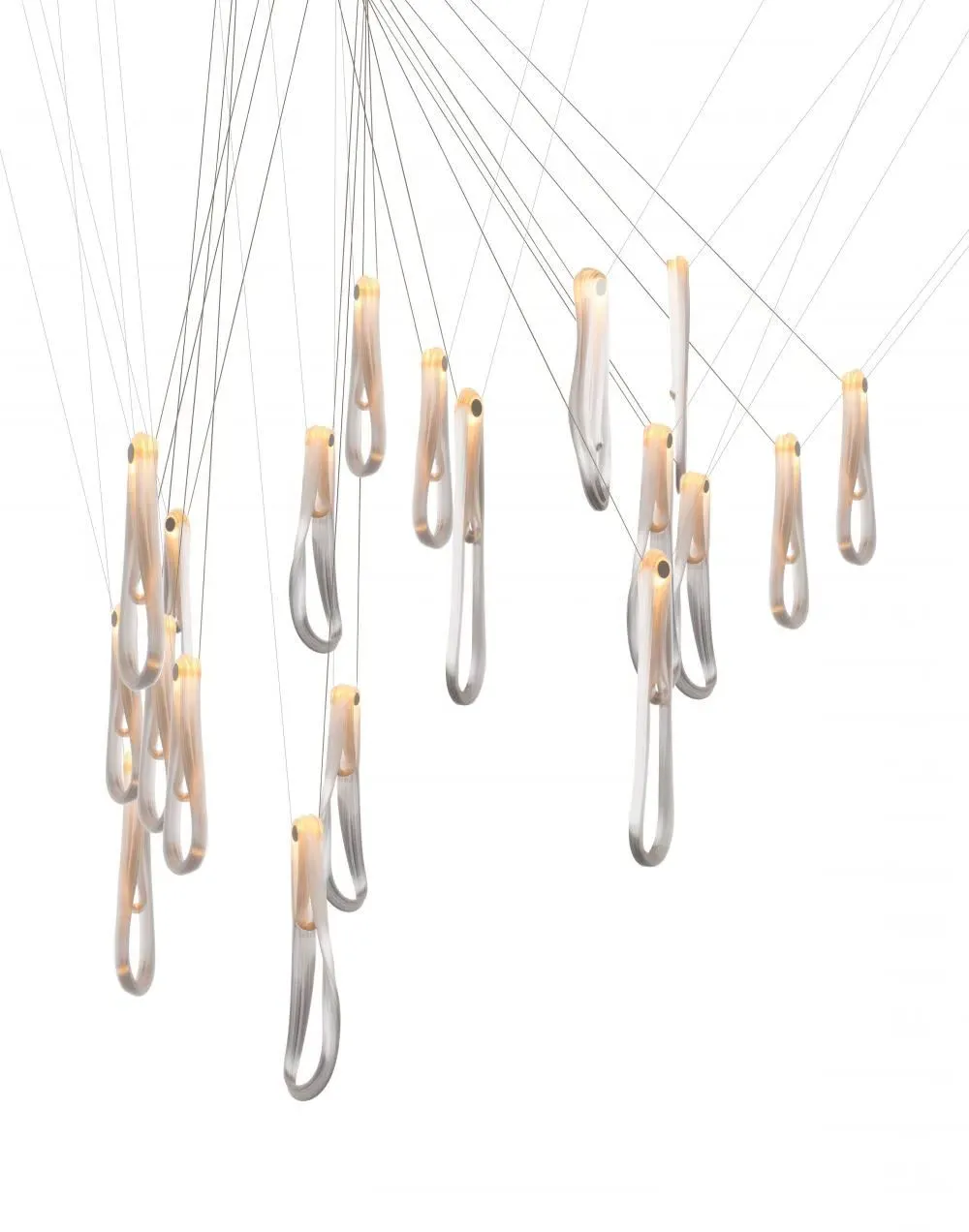 Series 87 61-Piece Cluster Pendant Light - Glass