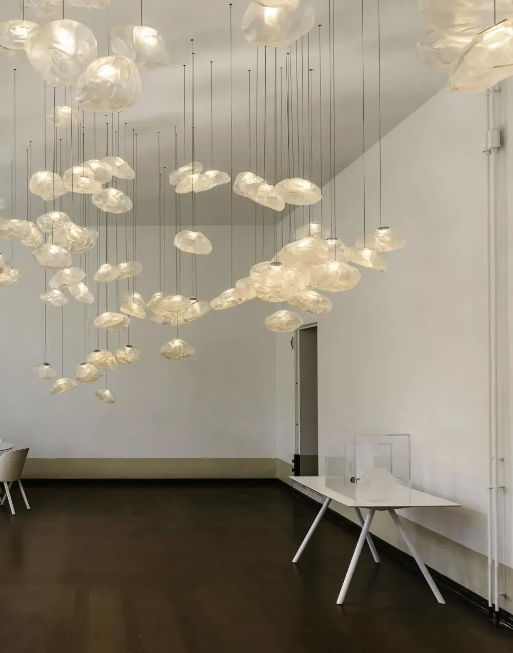 Single Pendant Light with LED - Clear, Glass