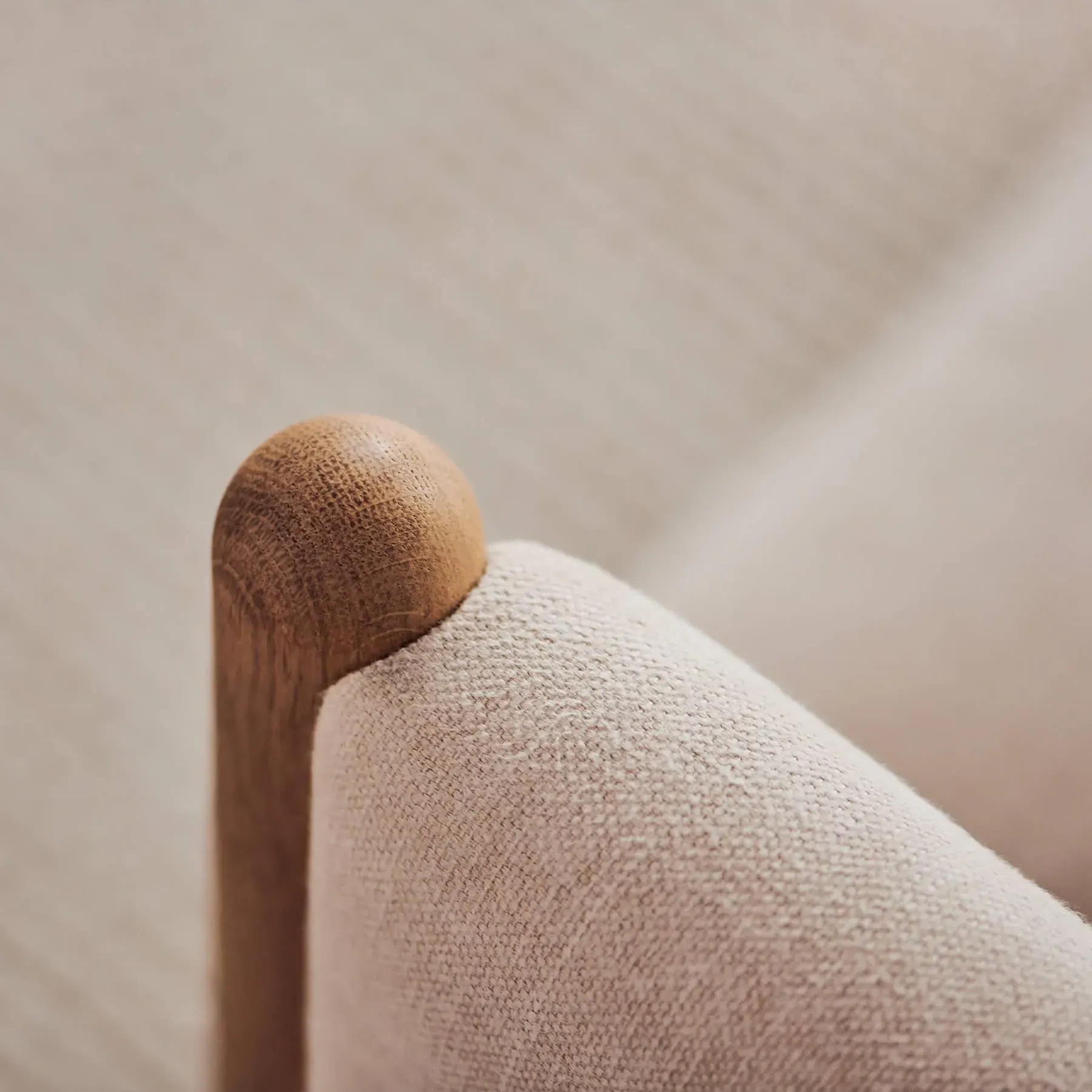 2.5-Seater Sofa - Light Brown, Oak