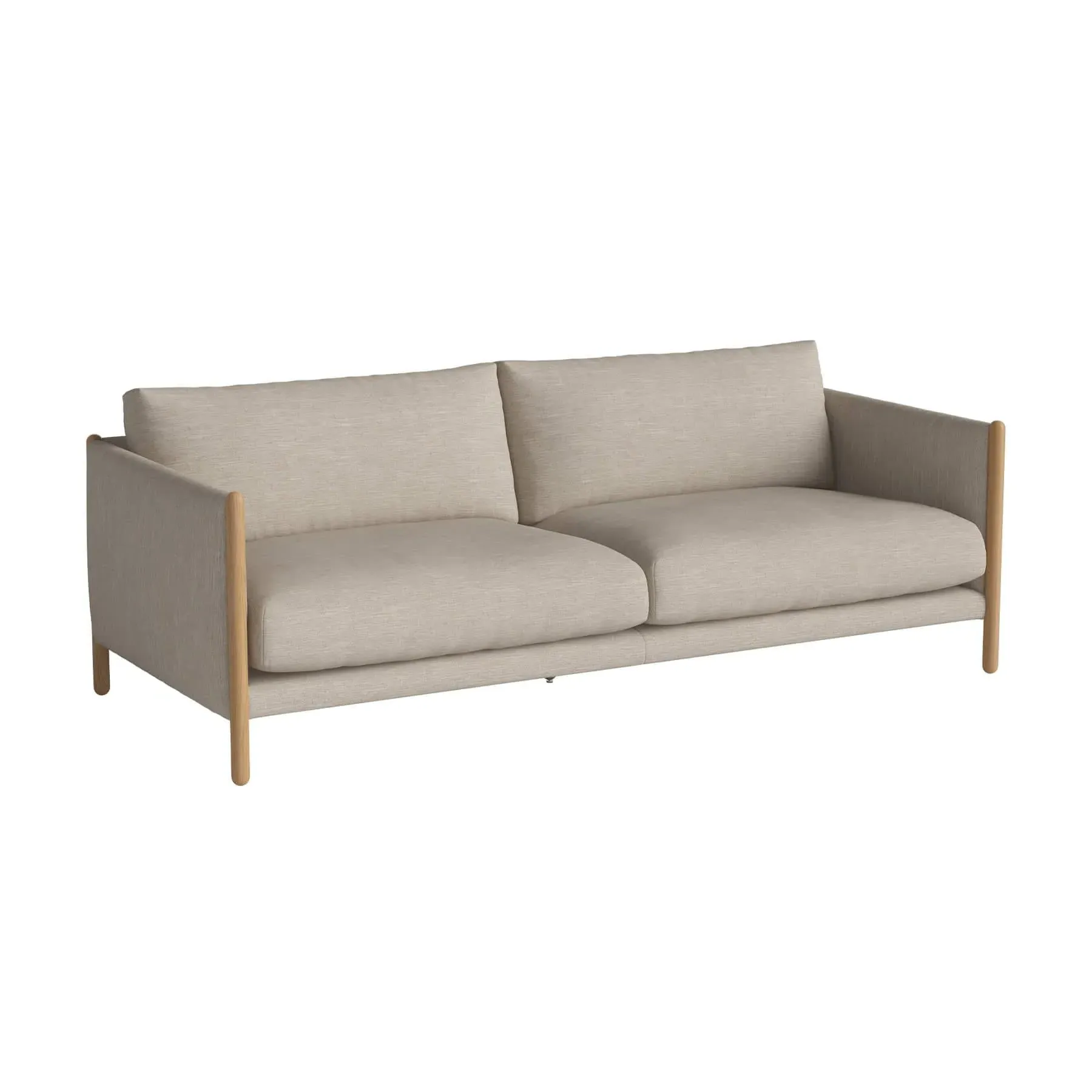 2.5-Seater Sofa - Sand, Oak