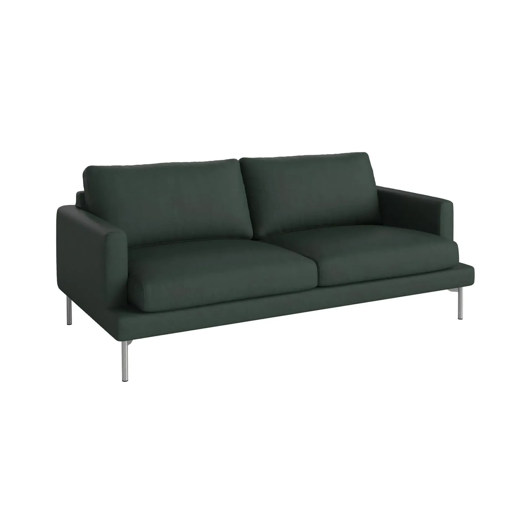 2.5-Seater Sofa with Removable Covers - Green image