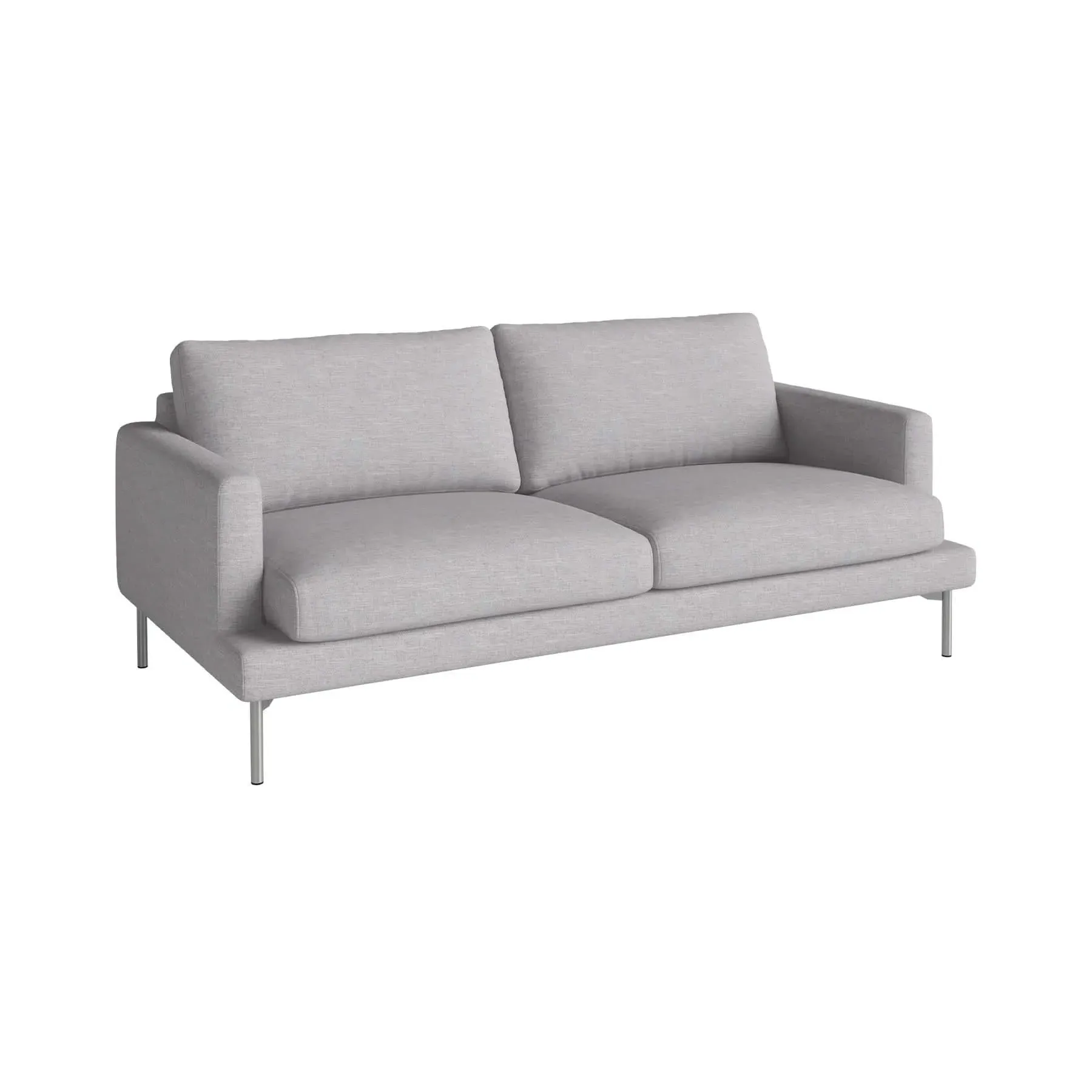 2.5-Seater Sofa with Removable Covers - Grey