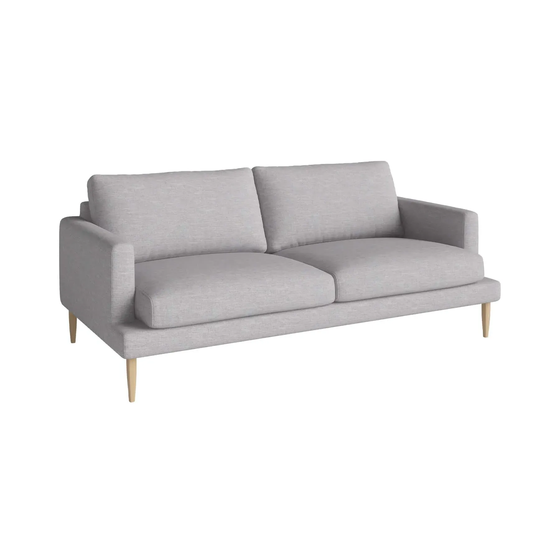 2.5-Seater Sofa with Removable Covers - Grey