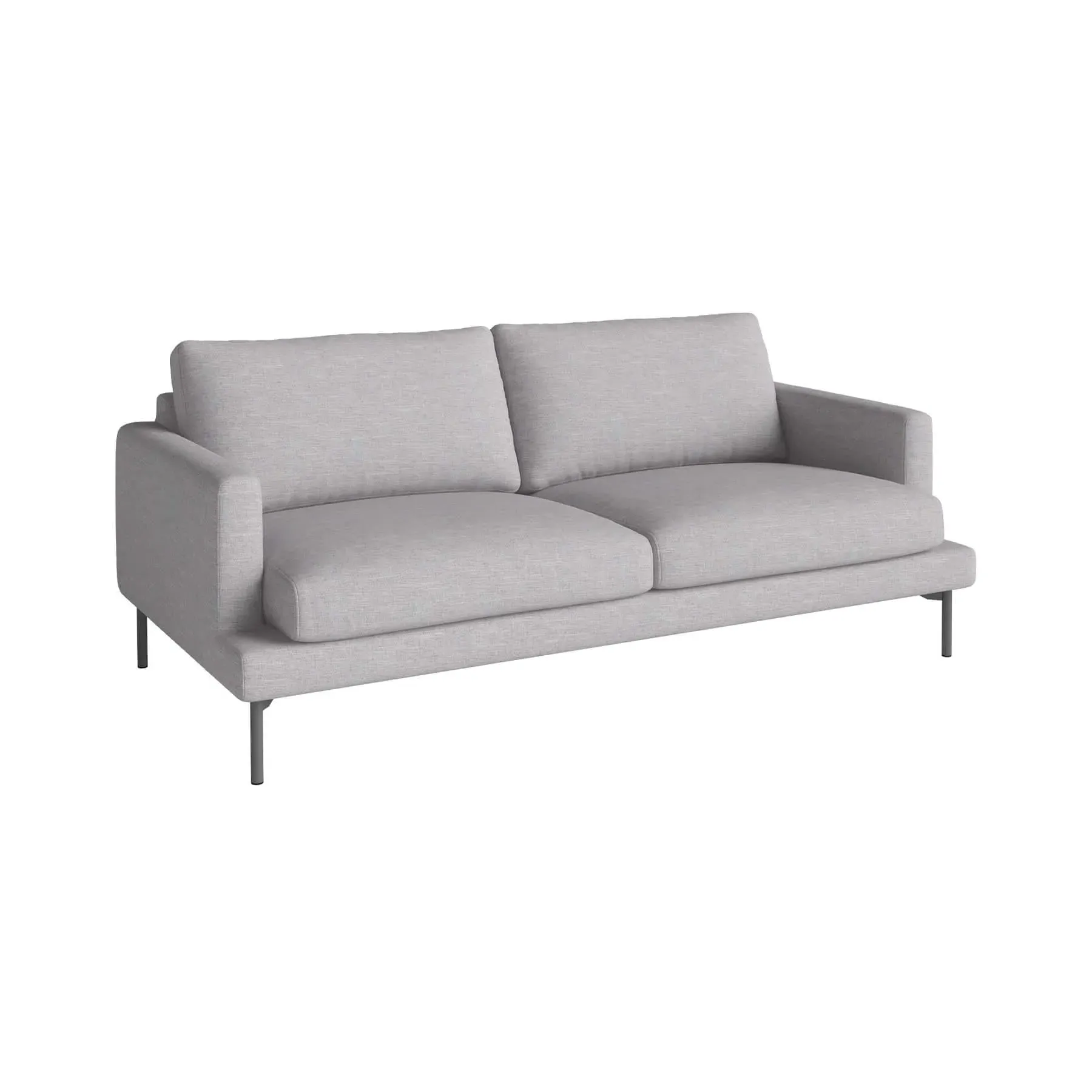 2.5-Seater Sofa with Removable Covers - Grey