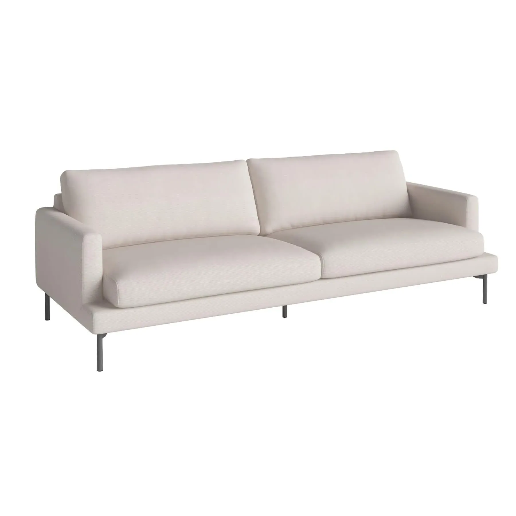 3-Seater Sofa with Removable Covers - Beige