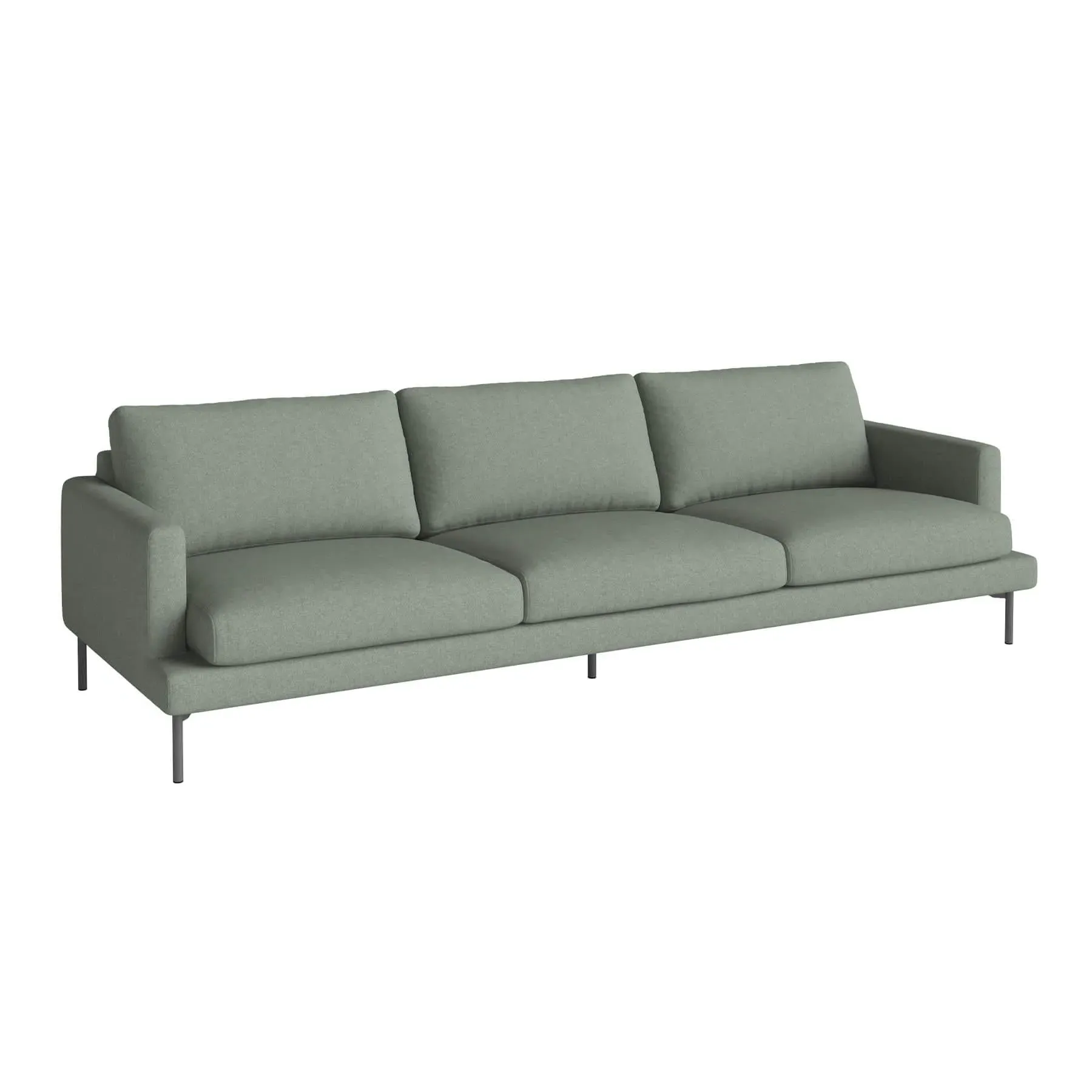 4-Seater Sofa with Removable Covers - Green