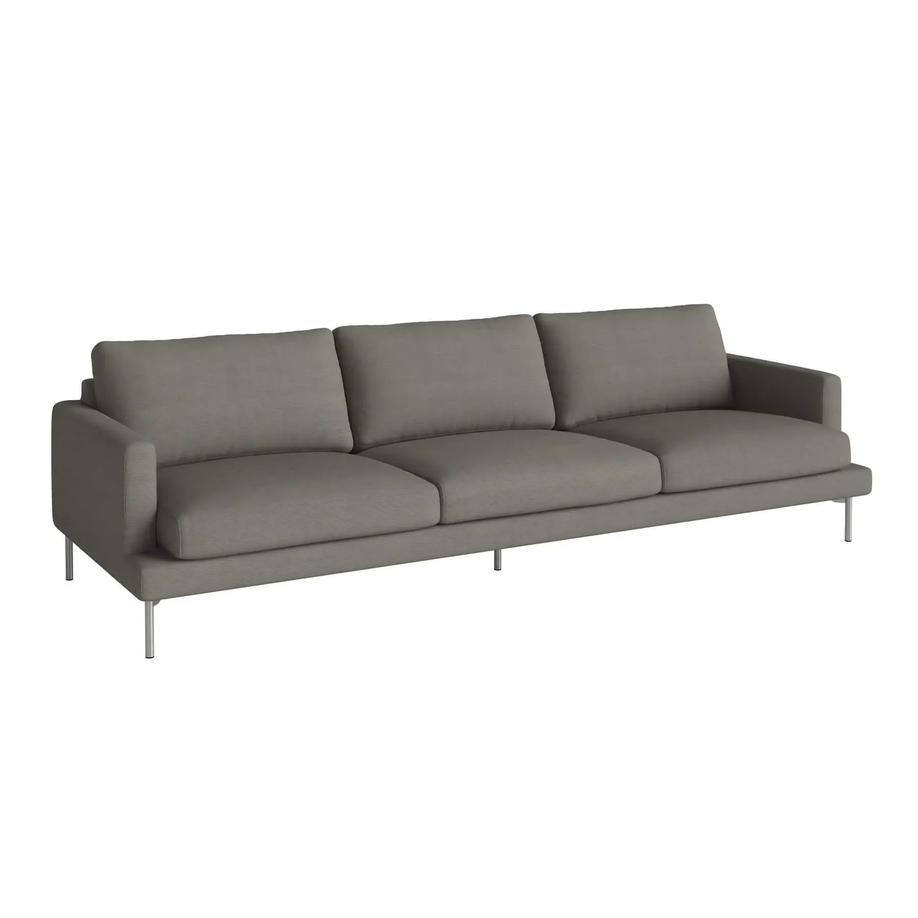 4-Seater Sofa with Removable Covers - Grey