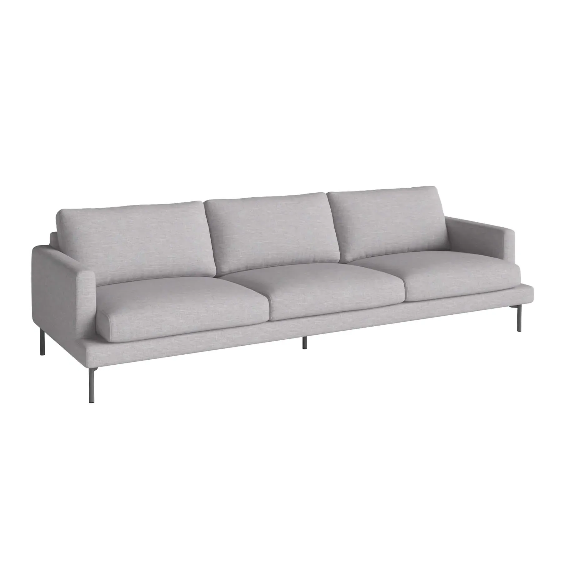 4-Seater Sofa with Removable Covers - Grey