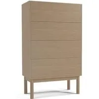 Case Sideboard - White, Oak